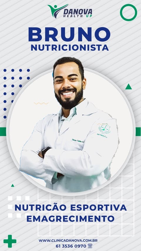 Bruno, Nutricionista do Centro Clínico Danova